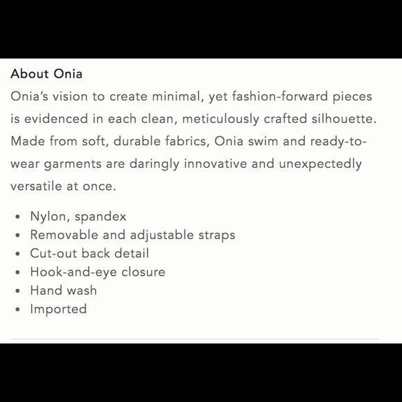 ONIA Rumi Cut-Out One-Piece Swimsuit - Picture 7 of 8